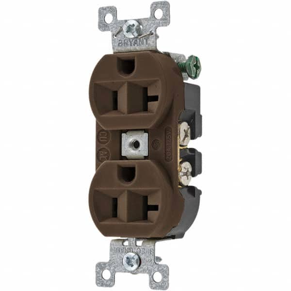 Bryant Electric - Straight Blade Receptacles Receptacle Type: Duplex Receptacle Grade: Specification - Benchmark Tooling