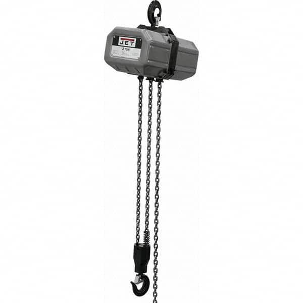 Jet - Electric Hoists Type: Electric Hoist Load Capacity (Ton): 2 - Benchmark Tooling