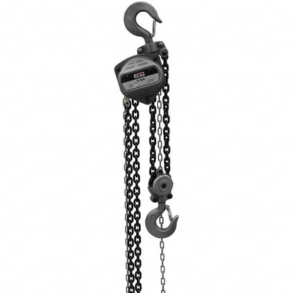 Jet - 10,000 Lb Capacity, 40' Lift Height, Manual Chain Hoist - Benchmark Tooling