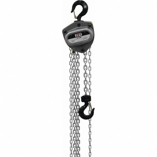 Jet - 4,000 Lb Capacity, 50' Lift Height, Manual Chain Hoist - Benchmark Tooling