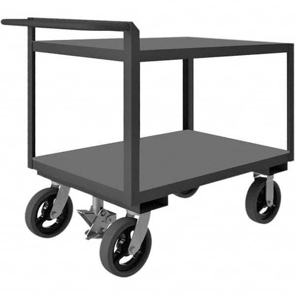 Durham - 2,400 Lb Capacity, 24-1/4" Wide x 54-1/4" Long x 36-1/16" High Mobile Cart - Benchmark Tooling
