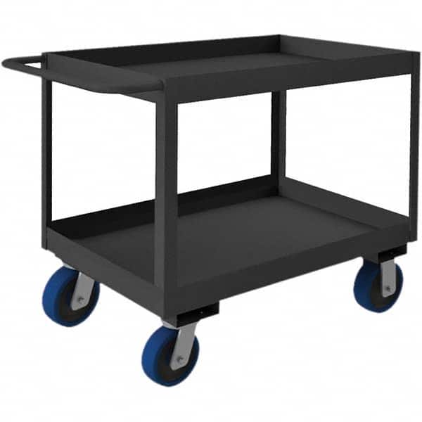 Durham - 3,600 Lb Capacity, 24-1/4" Wide x 42-1/4" Long x 37-5/8" High Service Cart - Benchmark Tooling