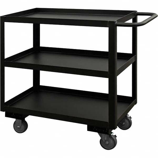 Durham - 1,200 Lb Capacity, 24-1/4" Wide x 54-1/4" Long x 33" High Heavy Duty Service Cart - Benchmark Tooling