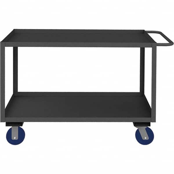 Durham - 2,400 Lb Capacity, 24-1/4" Wide x 54-1/4" Long x 36" High Heavy Duty Service Cart - Benchmark Tooling