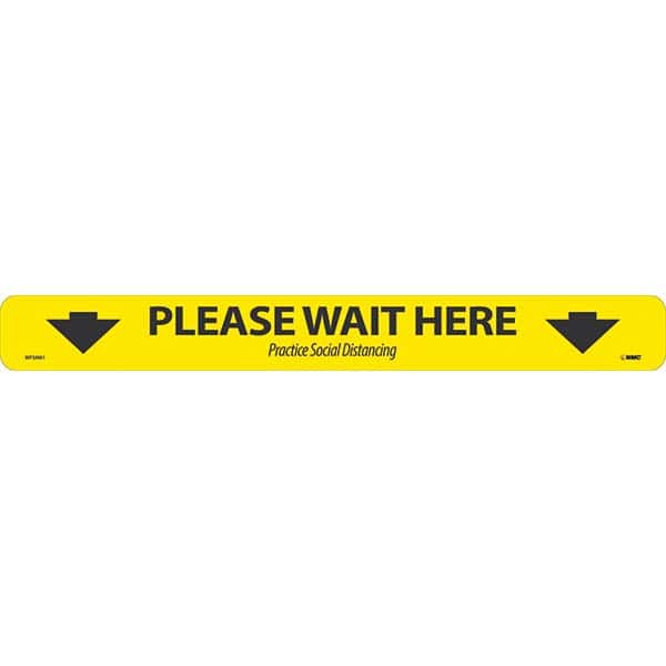 NMC - Adhesive Backed Floor Signs Message Type: COVID-19 Graphic Type: None - Benchmark Tooling