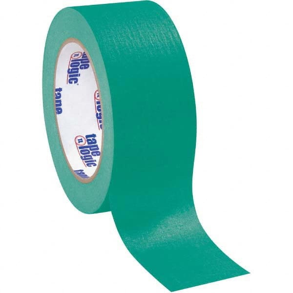 Tape Logic - Pack of (12), 60 Yd Rolls 2" Green Crepe Paper Masking Tape - Benchmark Tooling