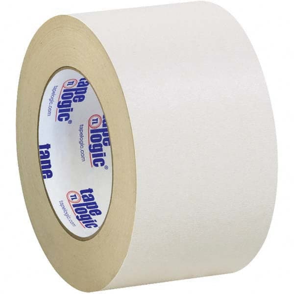 Tape Logic - Pack of (3), 36 Yd Rolls 3" Tan Crepe Paper Masking Tape - Benchmark Tooling