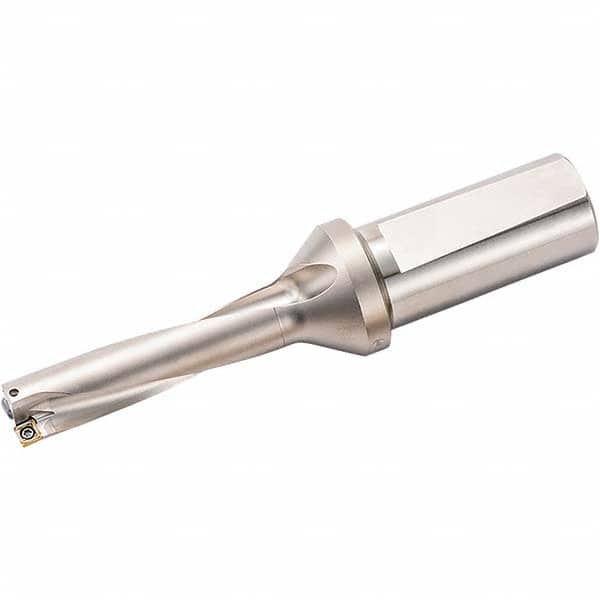 Kyocera - 48mm Max Drill Depth, 4xD, 12mm Diam, Indexable Insert Drill - Benchmark Tooling