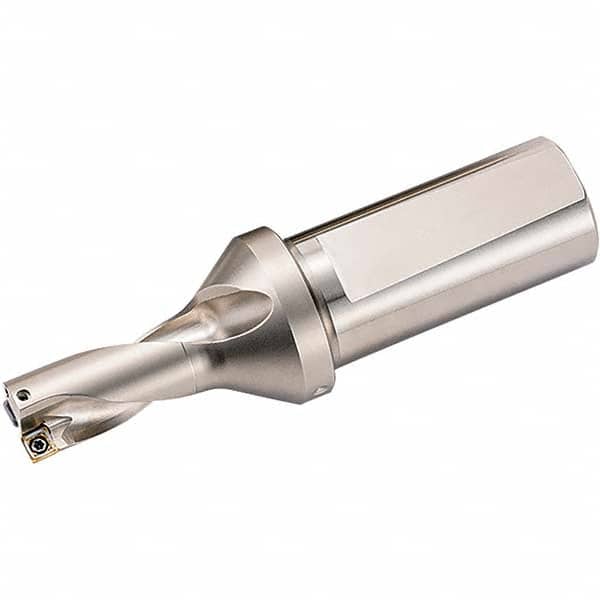 Kyocera - 3" Max Drill Depth, 2xD, 1-1/2" Diam, Indexable Insert Drill - Benchmark Tooling