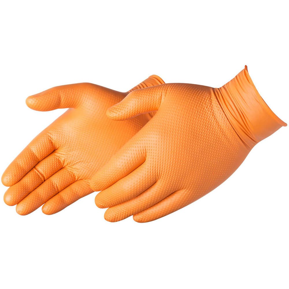 Disposable/Single Use Gloves; Primary Material: Nitrile; Coating Material: Nitrile; Length (Inch): 9-1/2; Powdered: No; Thickness Range: 7 mil and Thicker; Thickness (mil): 8.0000; Grip Surface: Diamond Textured; Men's Size: X-Large; Women's Size: X-Large