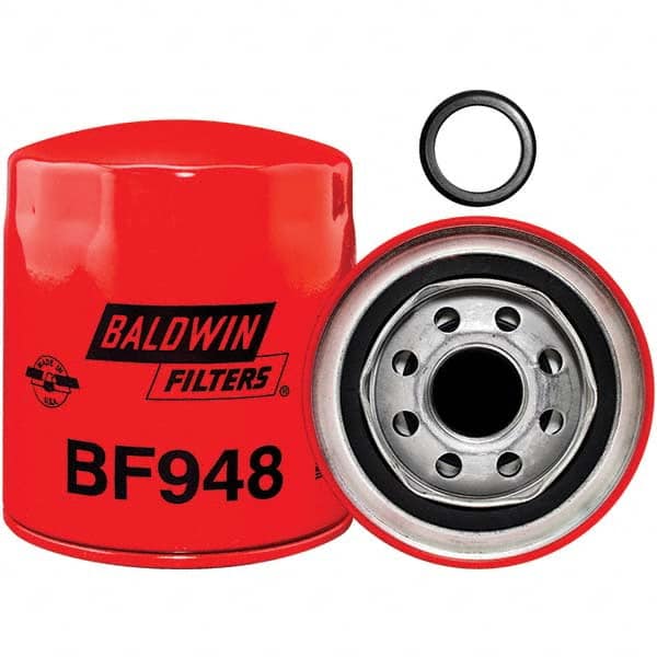 Baldwin Filters - 1 Thread 4-3/8" OAL x 3-11/16" OD Automotive Fuel Filter - Benchmark Tooling