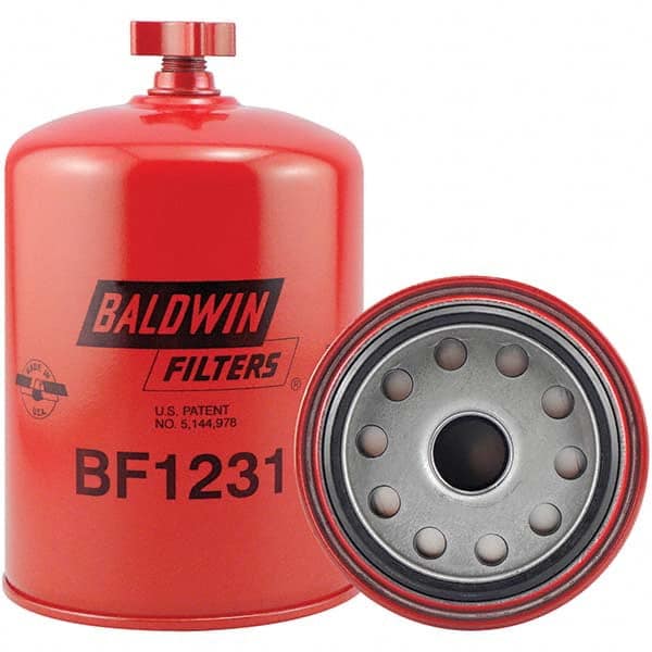 Baldwin Filters - 1 Thread 6-25/32" OAL x 4-5/16" OD Automotive Fuel/Water Separator Element - Benchmark Tooling