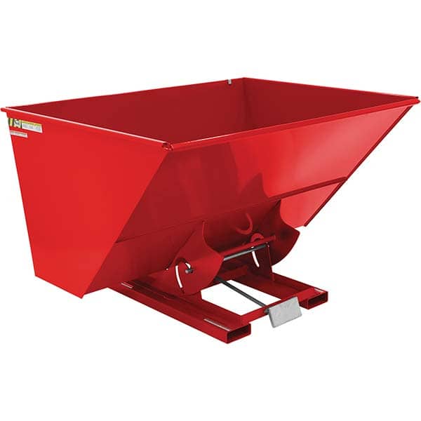 Vestil - Hoppers & Basket Trucks Additional Information: Complies w/OSHA General Industry Rule 29 CFR 1910.178(m)(5)(iii) - allows operator to remain at controls of truck throughout the dumping process - Benchmark Tooling