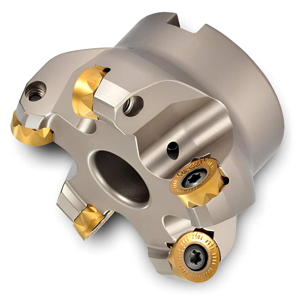 Indexable Copy Face Mills; Maximum Depth Of Cut: 0.3750 in; Compatible Insert Size Code: RJL.1907; Arbor Hole Diameter (mm): 1.50; Maximum Ramping Angle: 5 ™; Overall Height (mm): 2.4800 in; Series: 1A7M; Number of Cutter Inserts: 6; Cutter Style: 1A7M;