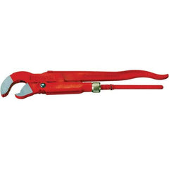 Rothenberger - Pipe Wrenches Type: Corner Pipe Wrench 45 Deg Maximum Pipe Capacity (Inch): 2 - Benchmark Tooling