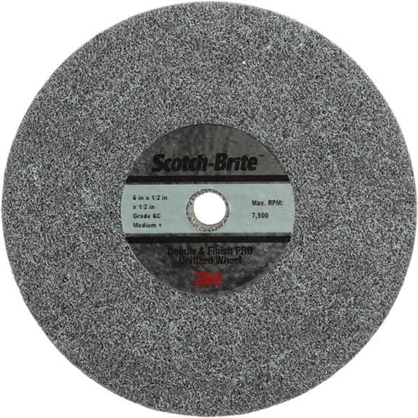 Deburring Wheel: Density 6, Ceramic Medium Grade, Unitized Wheel, 7,500 RPM