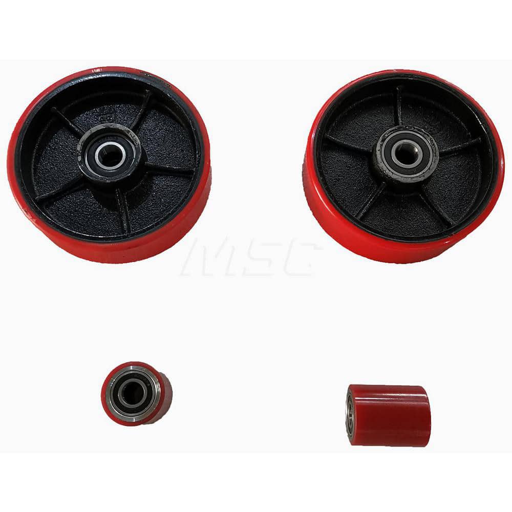 Replacement PU Wheel Kit 2 PCS 7''& 2'' for #20243556, #20243044