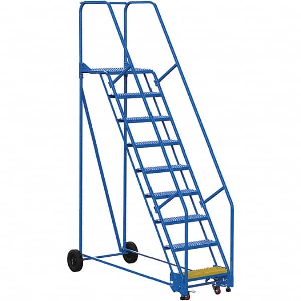 Vestil - 120" High 350 Lb Capacity 9 Step Ladder - Benchmark Tooling