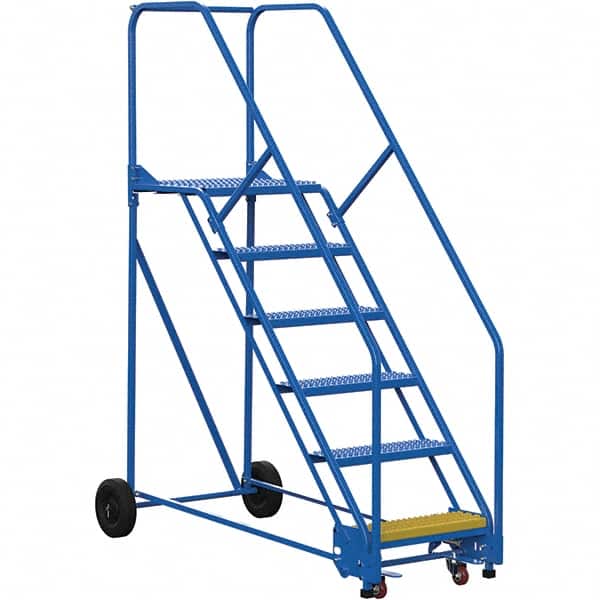 Vestil - 90" High 350 Lb Capacity 6 Step Ladder - Benchmark Tooling