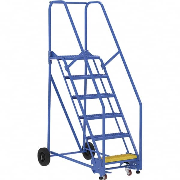 Vestil - 90" High 350 Lb Capacity 6 Step Ladder - Benchmark Tooling