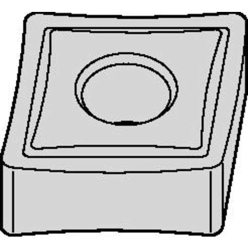 CNMP 432 Hi-Double Positive|P WM15CT, 1/32″ Corner Radius, 3/16″ Thick, 1/2″ Inscribed Circle, TiN, Turning Indexable Insert - Benchmark Tooling
