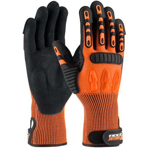 120-5150/XXL Oil /Gas Gloves - Maximum Safety TuffMax5 - Nitrile Coated Palm - TPR Reinforcements - EN5 - Exact Industrial Supply