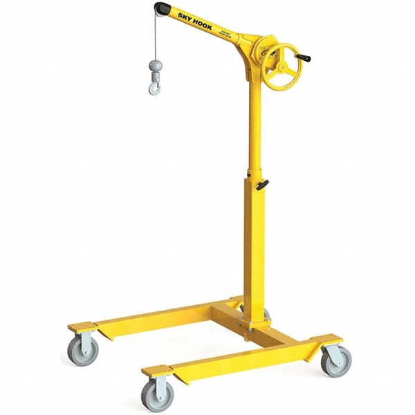 Sky Hook - 500 Lb Steel Lifting Hook Crane - Benchmark Tooling