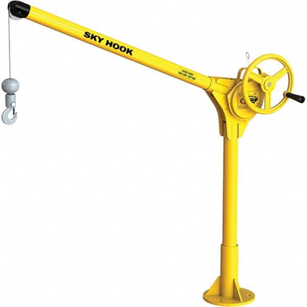 Sky Hook - 500 Lb Steel Lifting Hook Crane - Benchmark Tooling