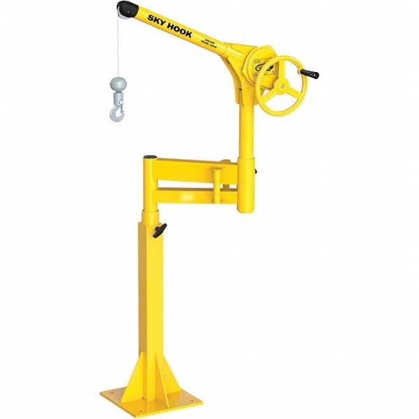 Sky Hook - 500 Lb Steel Lifting Hook Crane - Benchmark Tooling