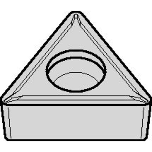 TCMT 432 Single-sided|T TN20P, 1/32″ Corner Radius, 3/16″ Thick, 1/2″ Inscribed Circle, TiN, Turning Indexable Insert - Benchmark Tooling