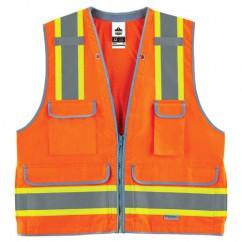 8254HDZ S/M ORANGE HD SURVEYORS VEST - Benchmark Tooling