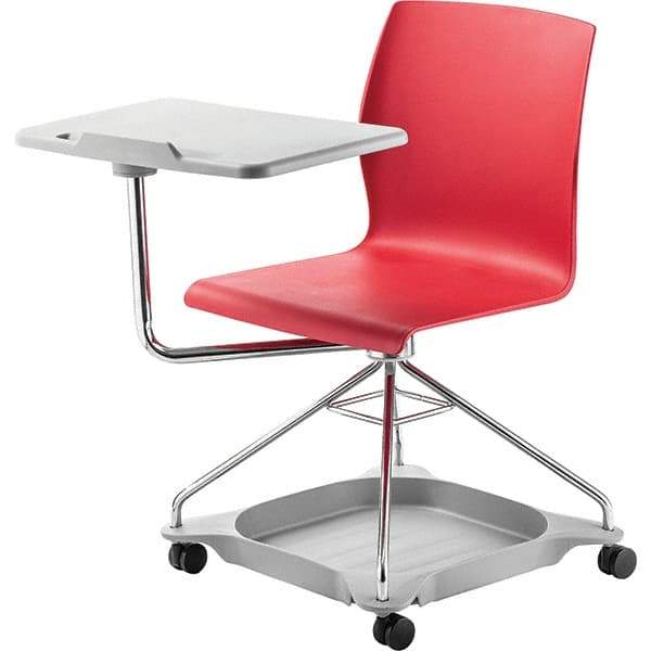 NPS - Swivel & Adjustable Office Chairs Type: Mobile Tablet Chair Color: Red - Benchmark Tooling