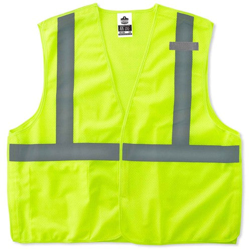 8215BA XS Lime Econ Breakaway Mesh Vest Type R Class 2 - Benchmark Tooling