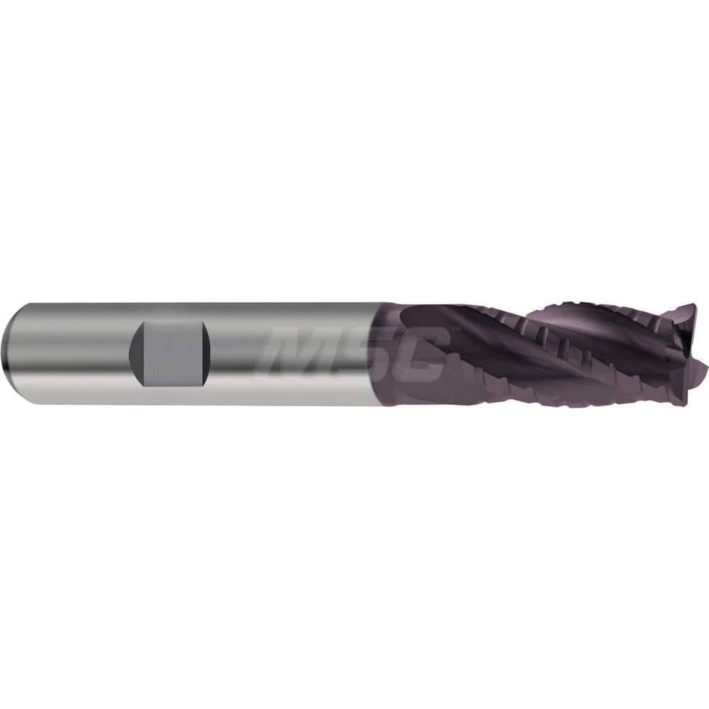 Guhring Roughing End Mill for Tough Materials 8.00mm Diameter 8.0mm Shank 19.00mm Length of Cut 63mm Overall