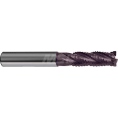 Guhring Steel and Cast Iron Roughing End Mill 6.00mm Diameter 6.0mm Shank 18.00mm Length of Cut 65mm Overall