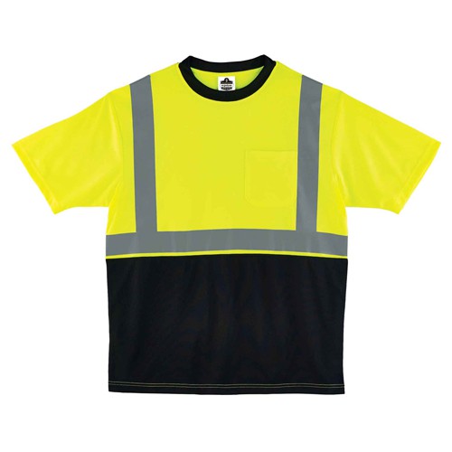 8289BK S Lim/Black Front T-Shirt Type R Class 2 - Benchmark Tooling
