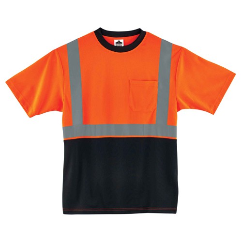 8289BK M Org/Black Front T-Shirt Type R Class 2 - Benchmark Tooling