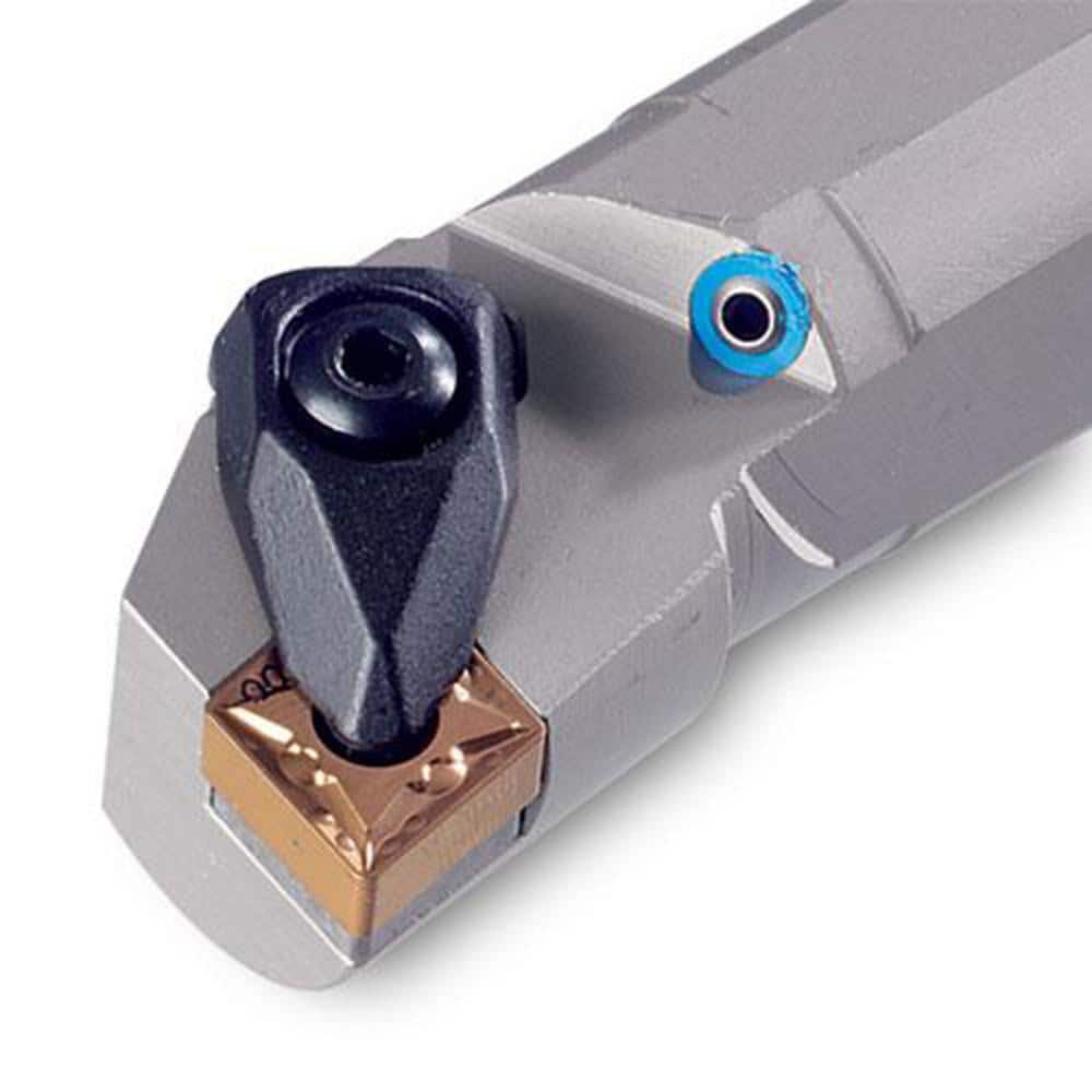 Indexable Boring Bar: A32V-TCLNR-4, 2.00 mm Shank Dia, 95.00° N/A Steel 16.0000″ OAL, Clamp,