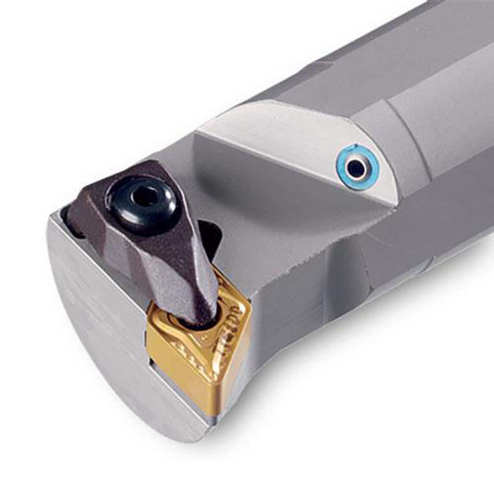 Indexable Boring Bar:  A24U-TDUNL-4,  93.00° N/A Steel 14.0000″ OAL,  Clamp,