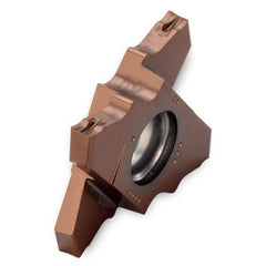 Grooving Insert: TQJJ TT4430, Solid Carbide AlTiCrN Finish, Left Hand, 0.039″ Cutting Width, Series TQJ20