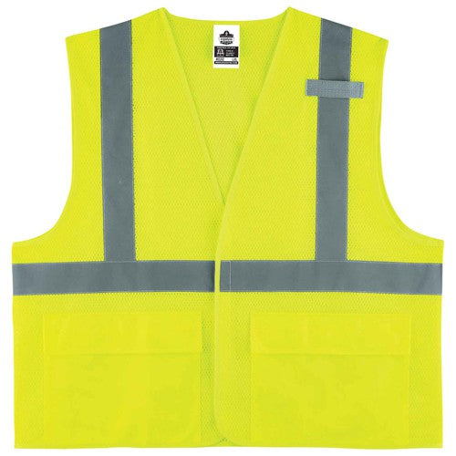 8220HL L/ XL Lime Standard Mesh Vest Type R Class 2 - Benchmark Tooling