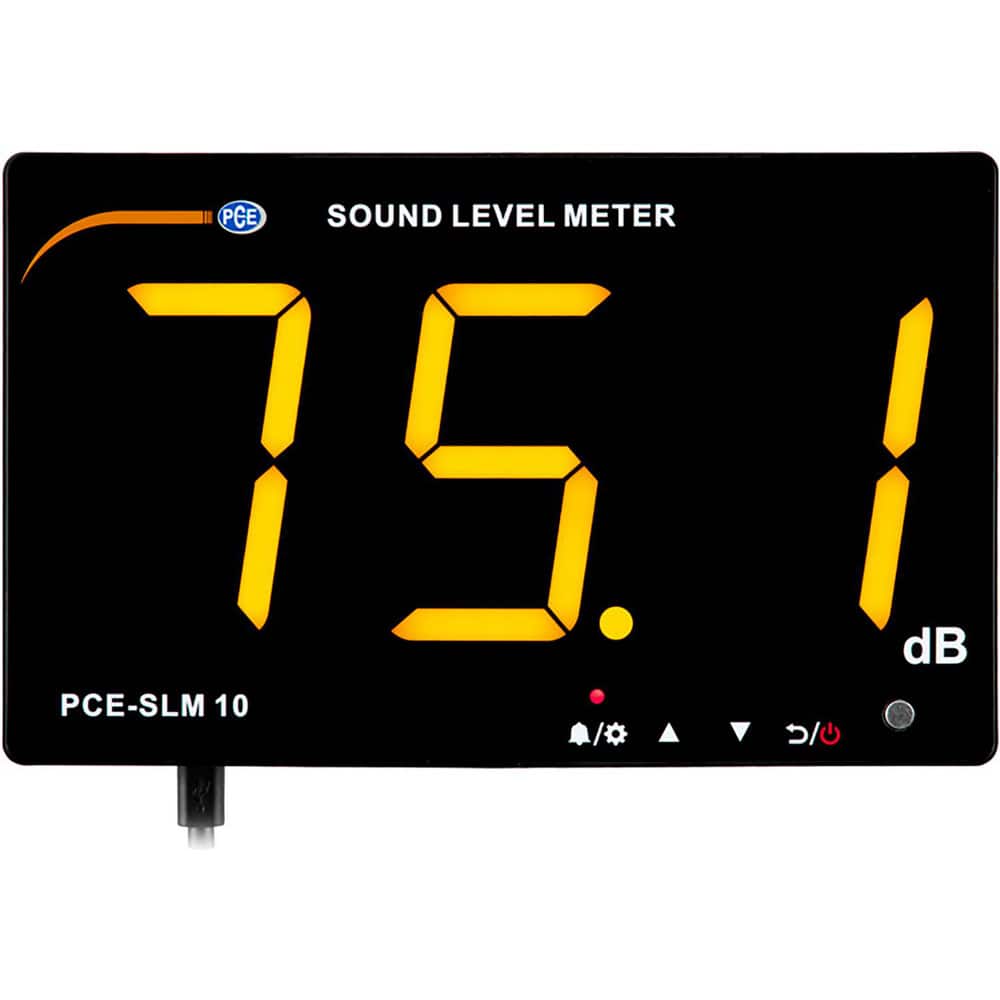 Sound Meters; Meter Type: Class 2 Sound Meter; Frequency Weighting: A; Maximum Decibel Rating: 130; Minimum Decibel Rating: 30; Display Type: LED; Accuracy (dB): ™1.5 dBA (at 94 dB / 1 KHz); Accuracy: ™1.5 dBA (at 94 dB / 1 KHz)