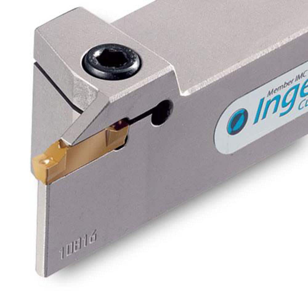 Indexable Grooving Toolholder: TTEL25.4-10, 0.3150″ Max Groove Width 1.2600″ Max Depth, Uses TDT-E 10 Inserts, 1.0000″ Shank Height, 1″ Shank Width, No