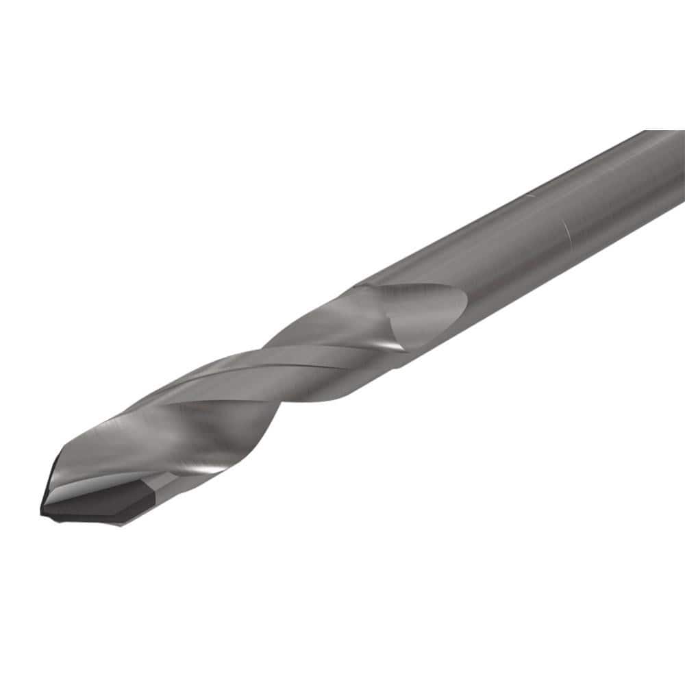Jobber Length Drill Bit: 45 ° N/A RH Cut, Spiral Flute, Straight Shank, Series SCD