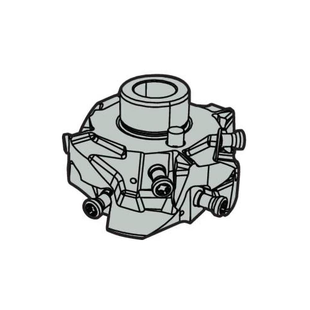 Indexable Square-Shoulder Face Mill: R220.59RE08003412.4R6, Uses 8, SC..1206 Inserts, No, Series R220.59
