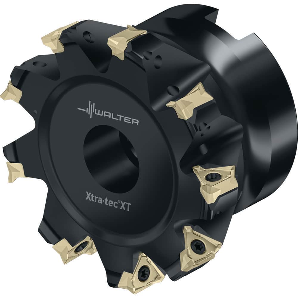 Indexable Square-Shoulder Face Mill: M5137-063-B22-09-05, 22.0000″ Arbor Hole Dia, Uses 9, 11 Inserts, Through Coolant, Series M5137