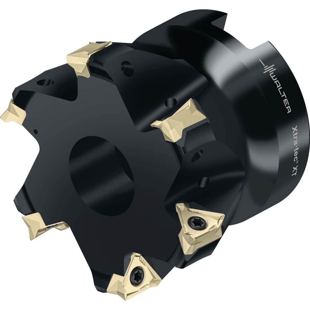 Indexable Square-Shoulder Face Mill: M5137-050-B22-06-05, 22.0000″ Arbor Hole Dia, Uses 6, 11 Inserts, Through Coolant, Series M5137