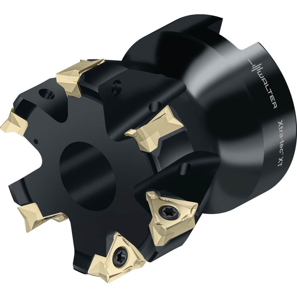 Indexable Square-Shoulder Face Mill: M5137-040-B16-06-05, 16.0000″ Arbor Hole Dia, Uses 6, 11 Inserts, Through Coolant, Series M5137