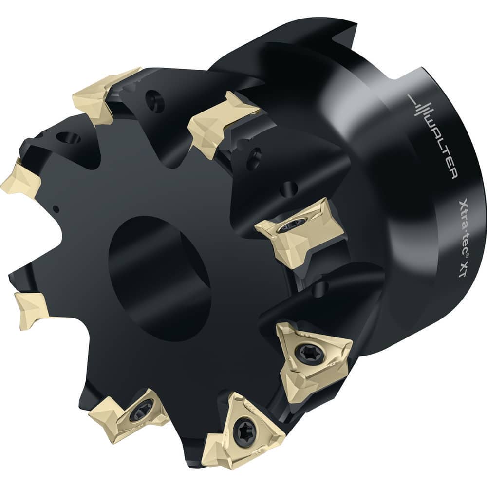Indexable Square-Shoulder Face Mill: M5137-050-B22-08-05, 22.0000″ Arbor Hole Dia, Uses 8, 11 Inserts, Through Coolant, Series M5137