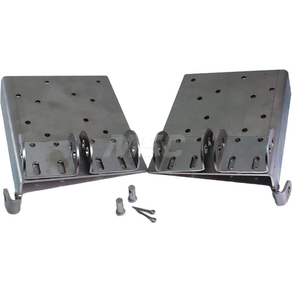 Garage Door Hardware; Type: Garage Door Bottom Bracket Assembly Double End Stile; For Use With: Commercial Doors; Material: Steel; Includes: Clevis and Cotter Pin, For 1-5/8 ™ 2 in. Thick Doors with 2 or 3 in. Track; For Use With: Commercial Doors; Hardw